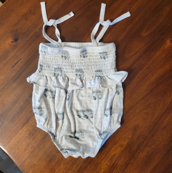 larkspur baby Other - Larkspur Baby bamboo smocked romper